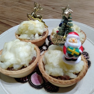 クリスマスに✨甘塩っぱいが美味しいおかずタルト♪